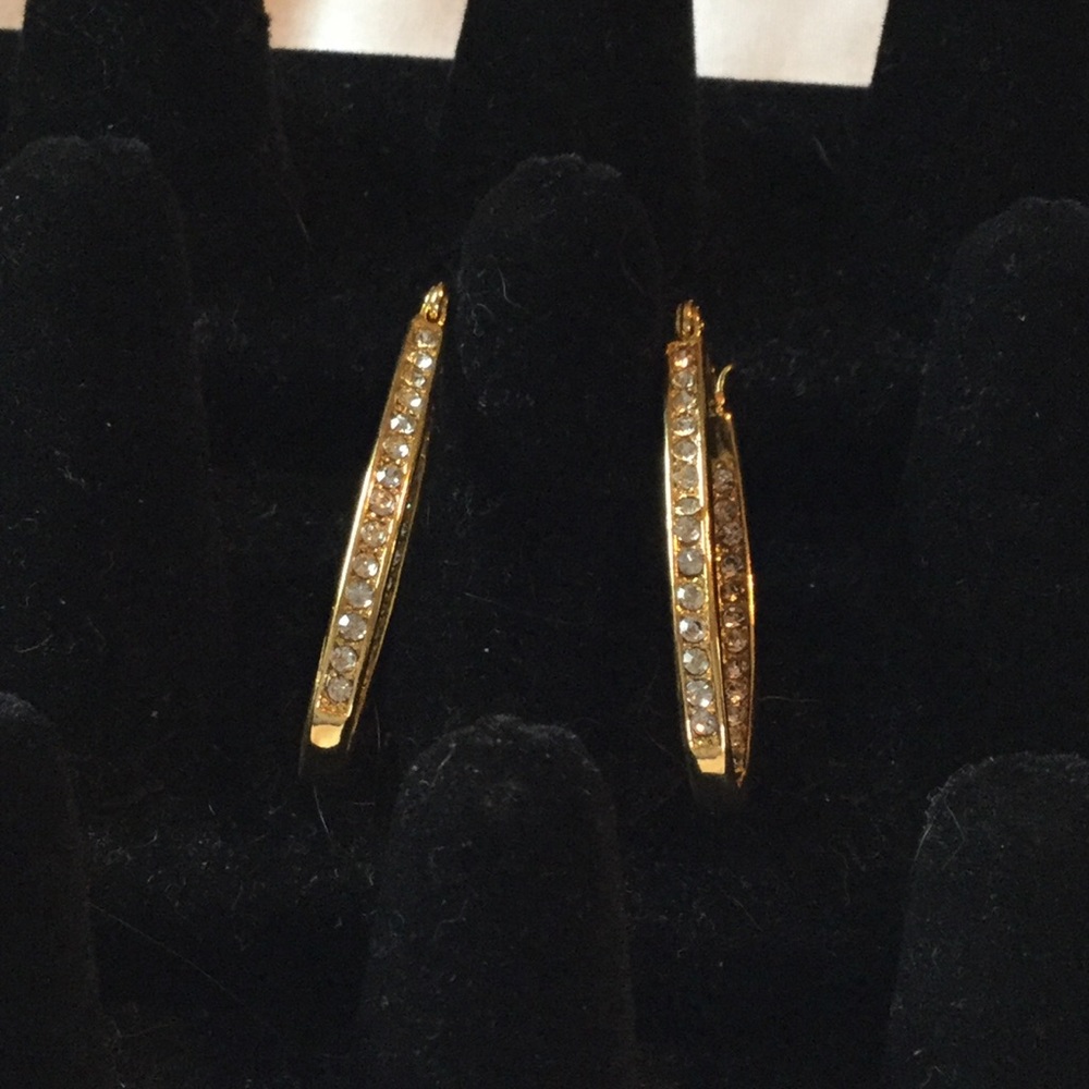 Beautiful Gold plated CZ Earrings